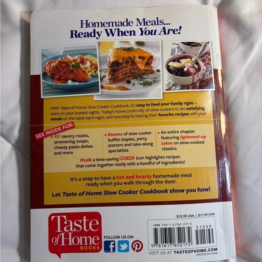 Taste of Home Simple, Easy, Fast Slow Cooker: 385 slow-cooked recipes cookbook